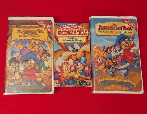 American tail vhs lot - american,