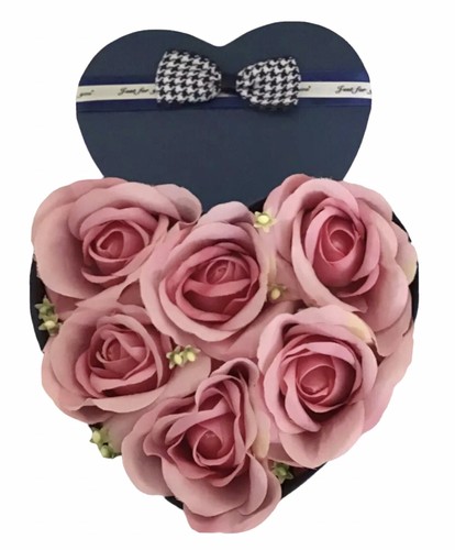 Scatola forma cuore rosa - forma,