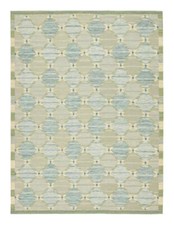 Tappeto kilim verde blu boho