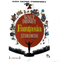 VINILE 33" WALT DISNEY FANTASIA 2 Premi Oscar Stokowski e l'orchestra Filadelfia