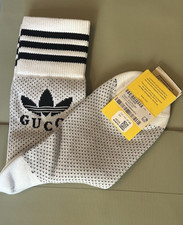 Calze Gucci Adidas bianche