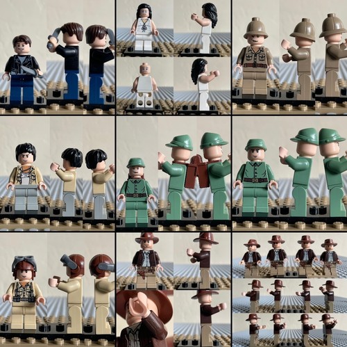 Lego indiana jones - jones, minifigures