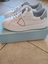 Sneakers PHILIPPE MODEL uomo Bianca Pelle