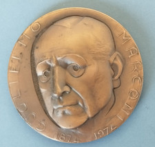REPUBBLICA DI SAN MARINO 1974 - MEDAGLIA GUGLIELMO MARCONI  - BRONZO