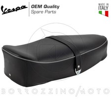 SELLA NERA IN PELLE VESPA