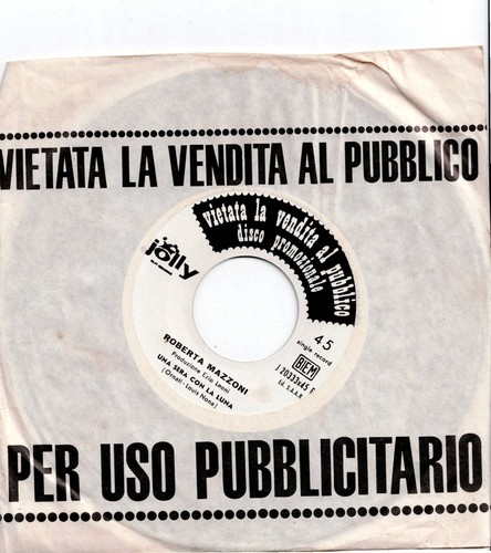 Disco roberta mazzoni una - 45,