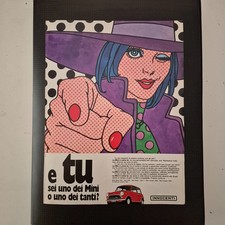 1972 #4 Mini Innocenti - Original AD Advertising 26x33 Pubblicità Vintage