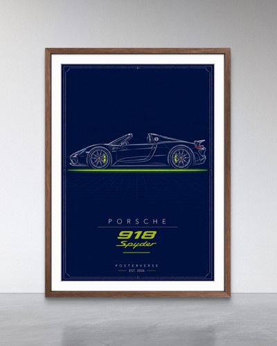 Poster porsche 918 spyder - 918,