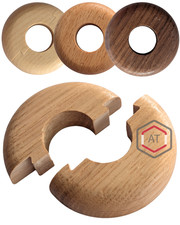 Copertura Per Tubo Di Riscaldamento Rosetta In Legno Rotonda Ø 16-23