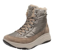 Igi & Co Kim - Stivaletti Stringati In Suede E Goretex Beige - Taglia 36 [22.5cm