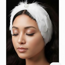 Copricapo piuma balletto lago