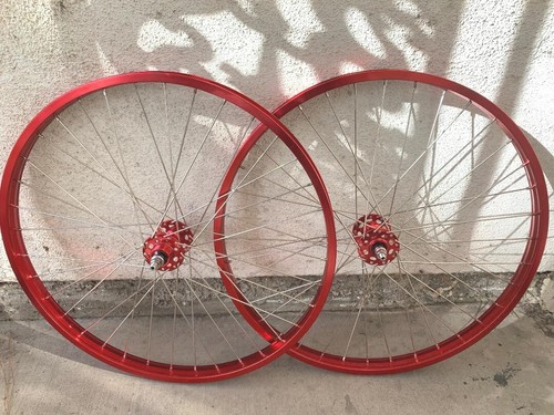 Set ruote bmx rosse - set, 1,75