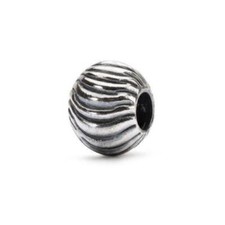AUTHENTIC TROLLBEADS ORIGINAL SILVER RIPPLES  TAGBE-10195 MAREA