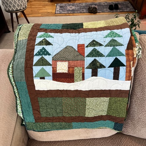 Coperta trapuntata fatta - , a