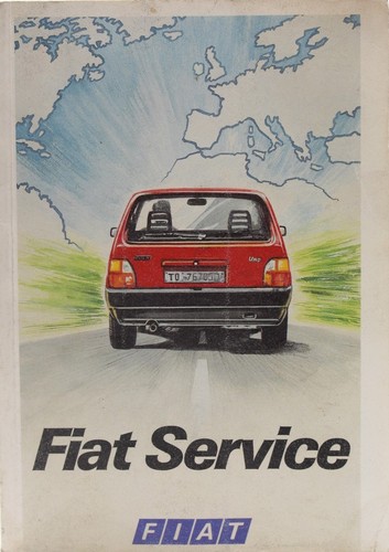 Libretto fiat service 1992 - service,