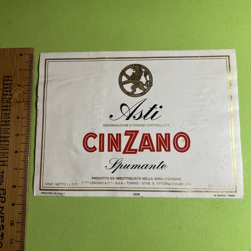 Asti cinzano spumante - asti,