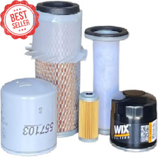 Kit Filtro Manutenzione Compatibile con Trattore Prato JD 455 con Yanmar Eng.