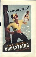 1947 Mini Poster Vino Francese
