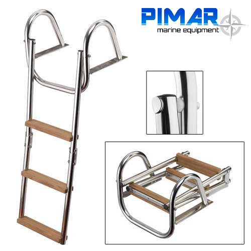 Scaletta pieghevole inox - scaletta,