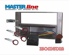 MASCHERINA RADIO 1 DIN PER FORD FIESTA 2006 A 2008 CONNETTORE SPINOTTO CHIAVETTE