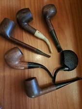 5 PIPE FUMATE DI MARCHE : BRUYERE, SAVINELLI,  2 BUTZ CHOCUIN, DANDY OLD BRIAR
