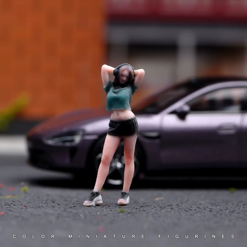 Painted figure model - figure,