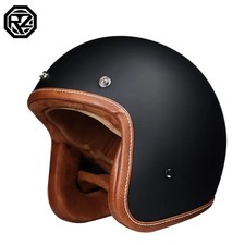NUOVO Casco Moto Retrò 3/4