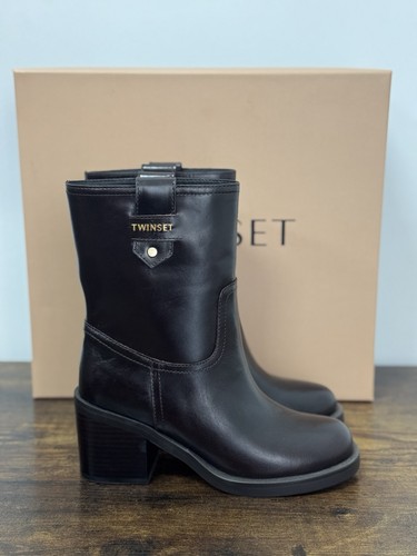 Twin set stivaletto - stivaletto, pelle