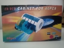 Cabina porta CD/DVD in Plastica, per l'organizzazione di 60 CD/DVD