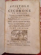 libro antico EPISTOLE DI