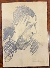 Alessio Issupoff (1889-1957) folder six drawings, cartella con sei disegni