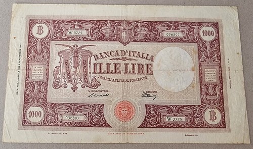 Rara mille 1000 - lire, m