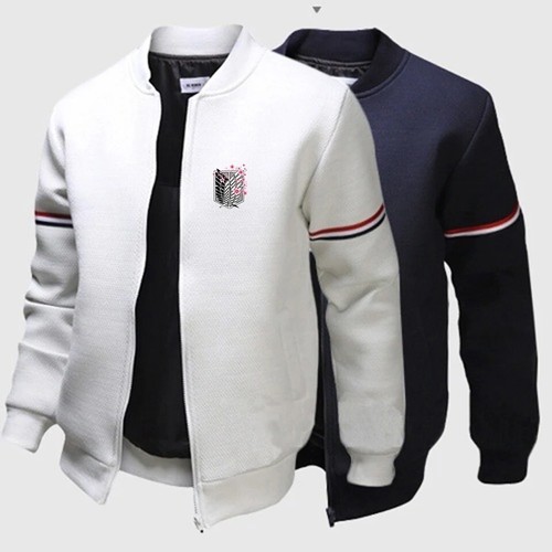 Felpa con zip attack - con, titan