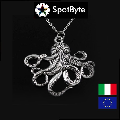 Collana uomo donna - donna, polipo