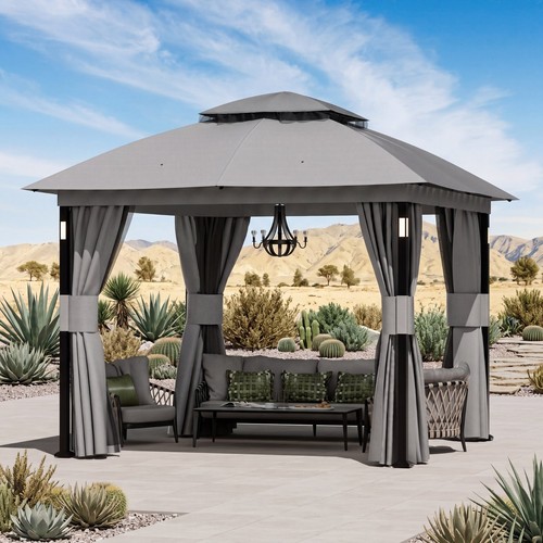 Outdoor patio gazebo - outdoor, 10'x10'