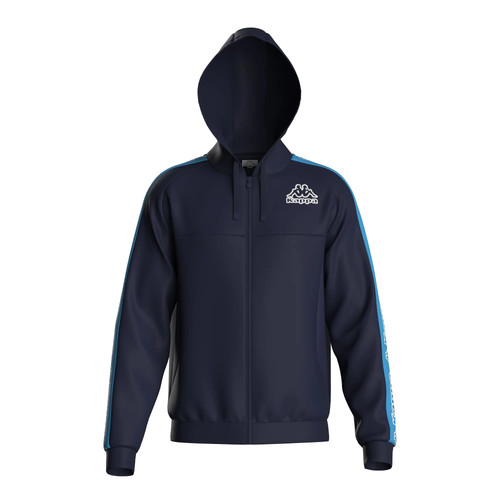 Kappa felpa con zip uomo - con,