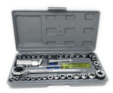 Kit Con Chiavi A Bussola In Varie Misure Con Cricchetto A Tubo Per Bulloni