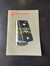 Manuale Cellulare " Motorola Razr V3x
