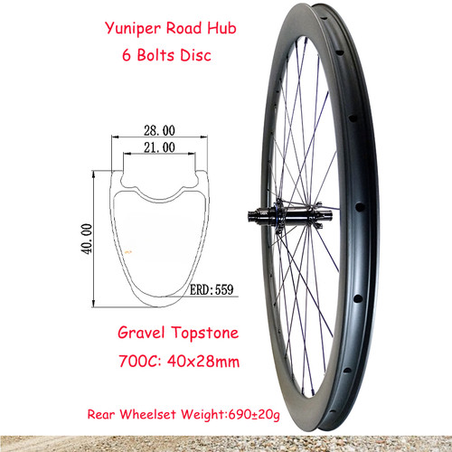 Set ruote posteriori - , 700c