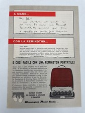 Clipping Ritaglio Pubblicità Advertising 1959  Remington portatile
