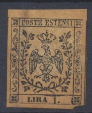 Francobolli Modena: 1852 1