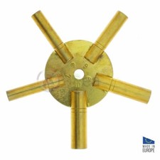 Chiave ottone carica pendolo 5 mis pari pendoleria parigina sveglie orologi key