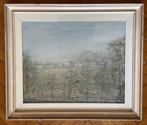 Quadro olio tela - tela, paesaggio