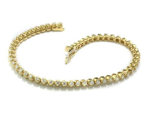 Bracciale tennis oro - in,