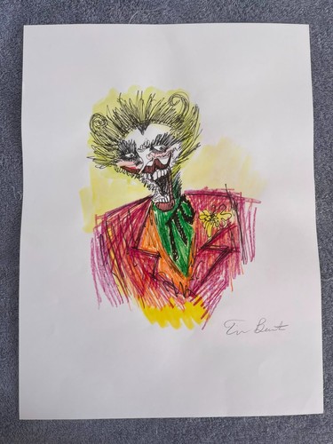 Tim burton painting - burton,