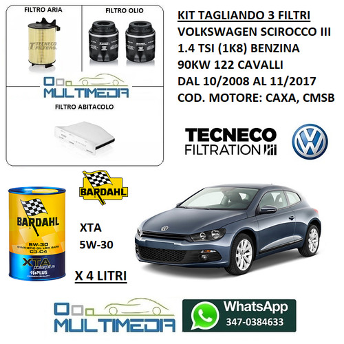 Kit tagliando filtri olio - kit,