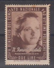 ARDEATINE 1944 PARENTI PRATELLI COMITATO VITTIME POLITICHE FRANCOBOLLO LIRE 2 