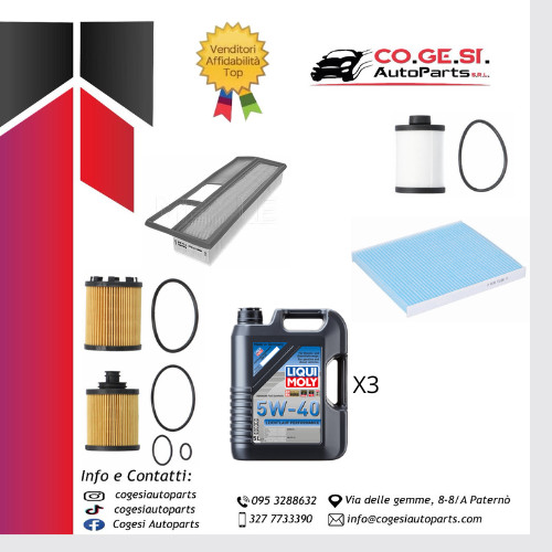 Kit tagliando fiat 500 - kit,