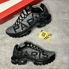 NIKE TN AIR MAX PLUS PRM | BLACK PSG | UK TAGLIA 9.5 | IB2253-001 | NEW | TUNED