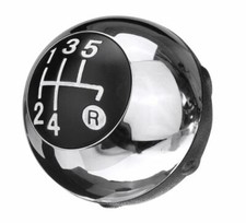 Pomello leva cambio 5 marce FIAT 500 dal 2007 in poi cromato manopola 55344092